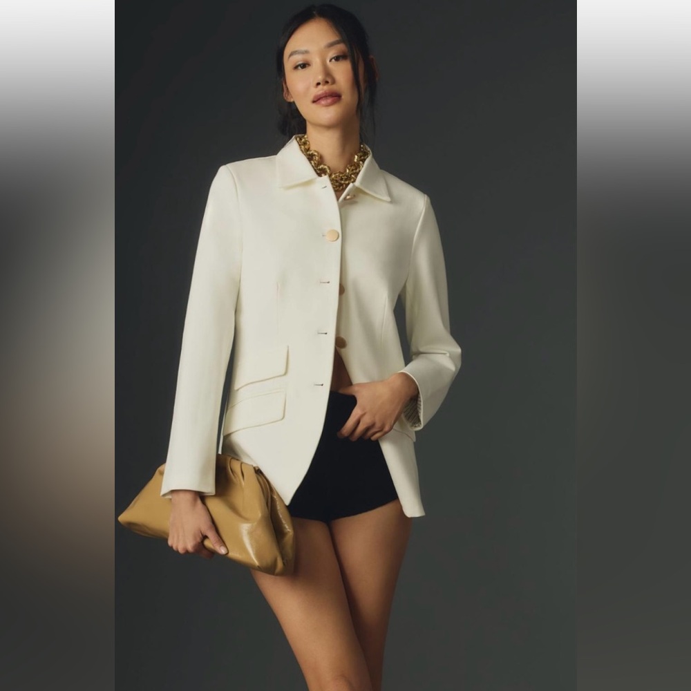 NWT Dolan Left Coast Ponte Military Blazer Jacket – XXS